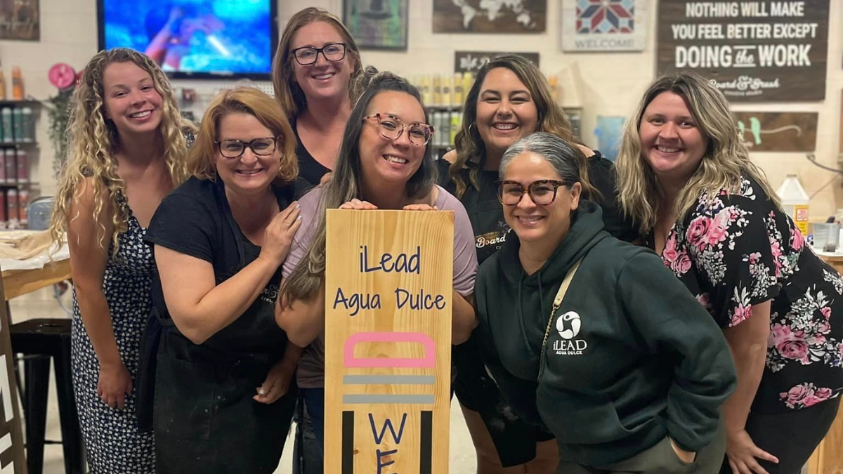 iLEAD Agua Dulce staff at Board & Brush Santa Clarita, CA