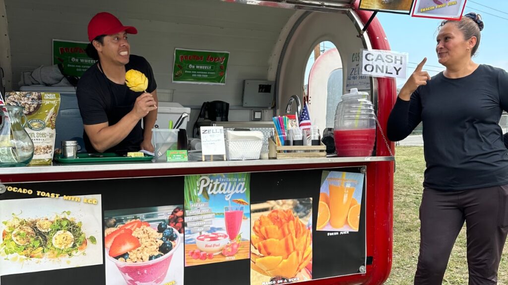 Frutas Locas on Wheels iLEAD Agua Dulce Food Truck Community Night