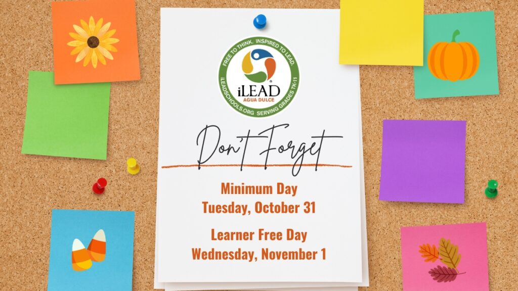 Minimum Day and Learner Free Day AD