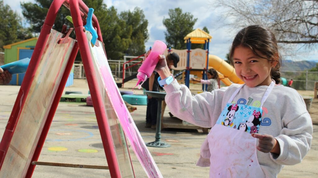 iLEAD Agua Dulce learner art outdoor classroom