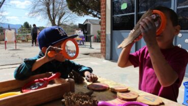 iLEAD Agua Dulce learners outdoor classroom