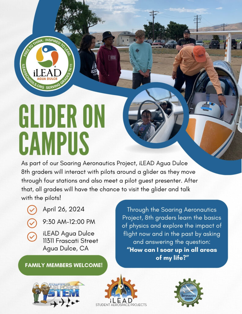 iLEAD Agua Dulce Glider on Campus