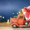 toy truck present Christmas toy drive