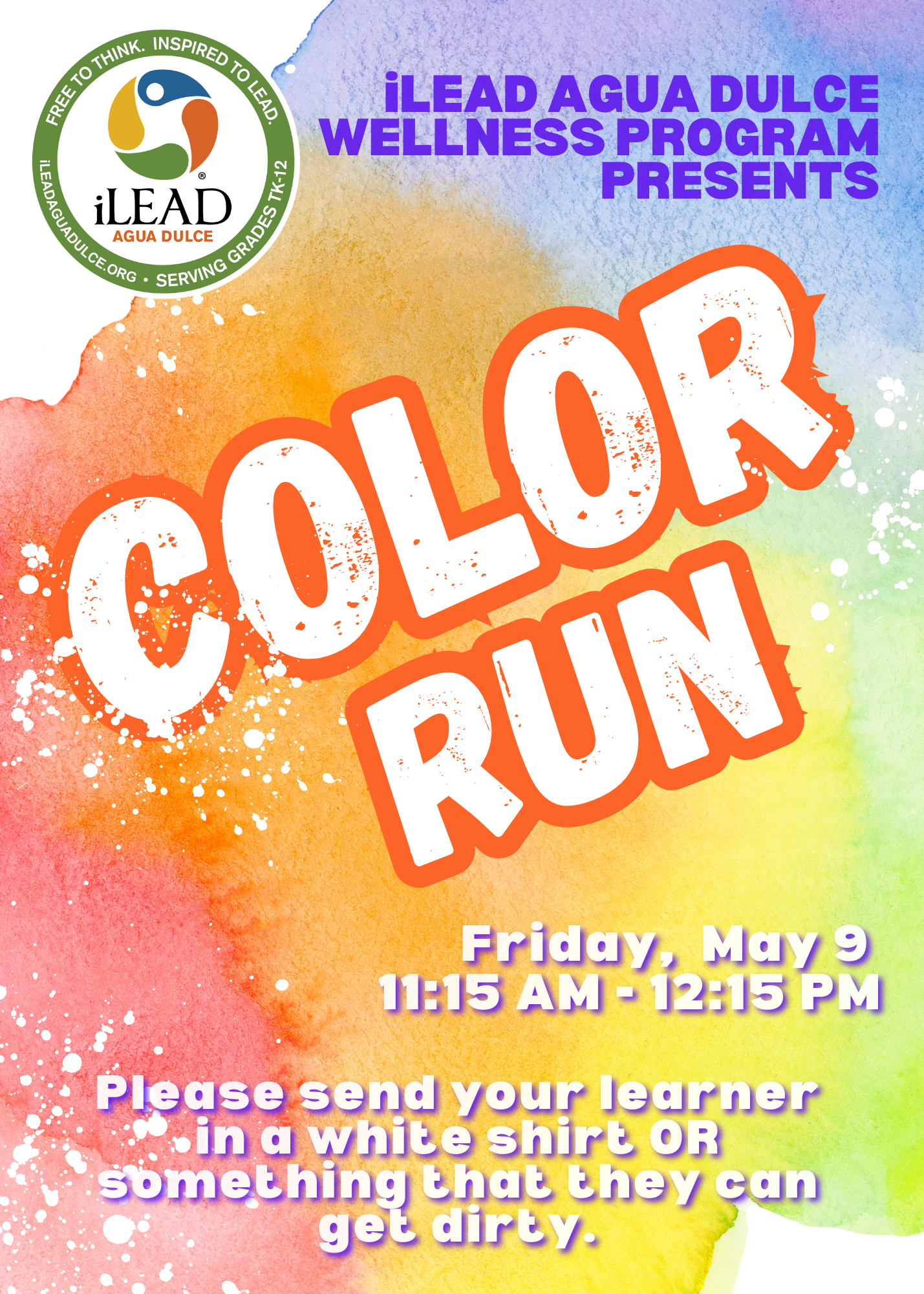 iLEAD Agua Dulce Color Run 5.9.2025