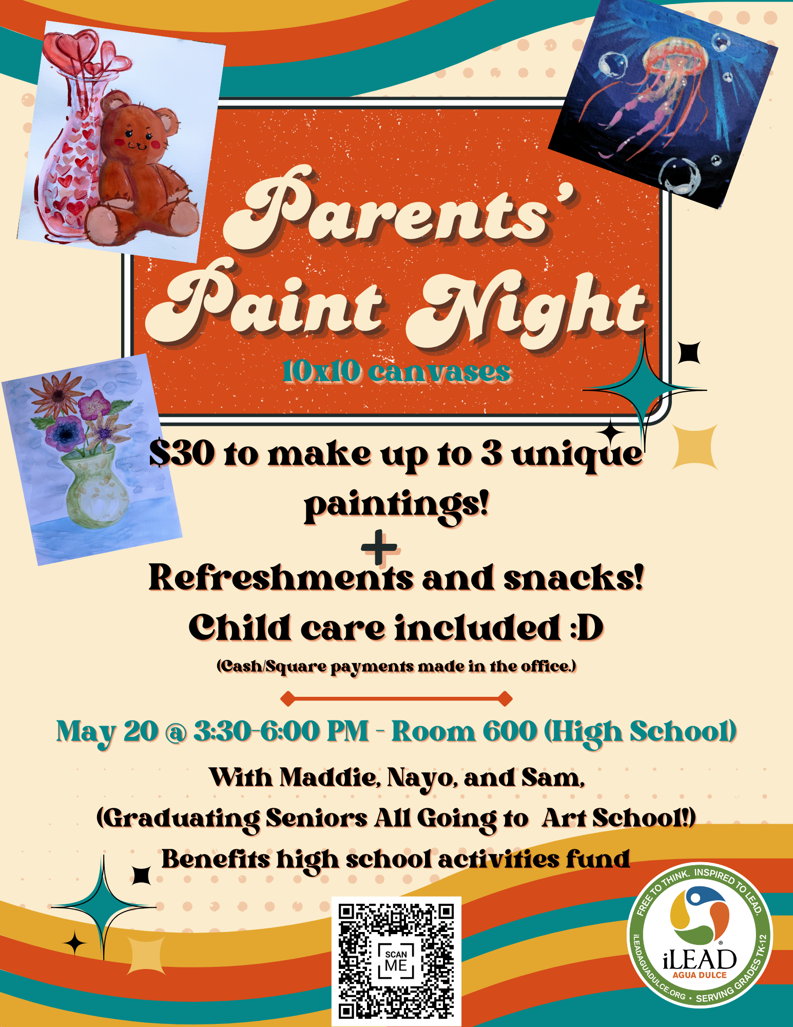 iLEAD Agua Dulce Paint Night May 2025