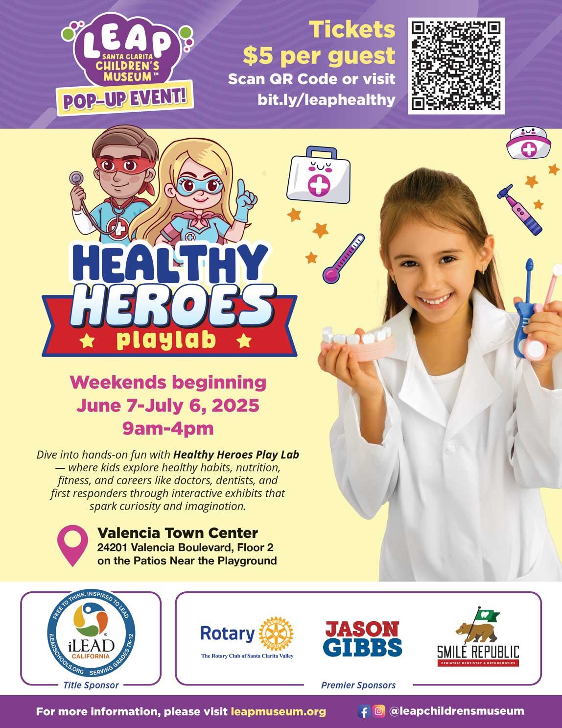 LEAP Children's Museum Healthy Heroes Play Lab