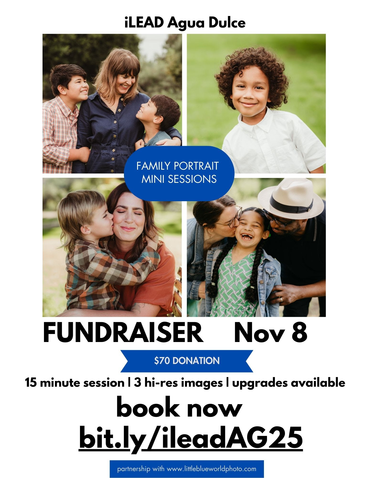 Little Blue World iLEAD Agua Dulce Fall Photoshoot Fundraiser