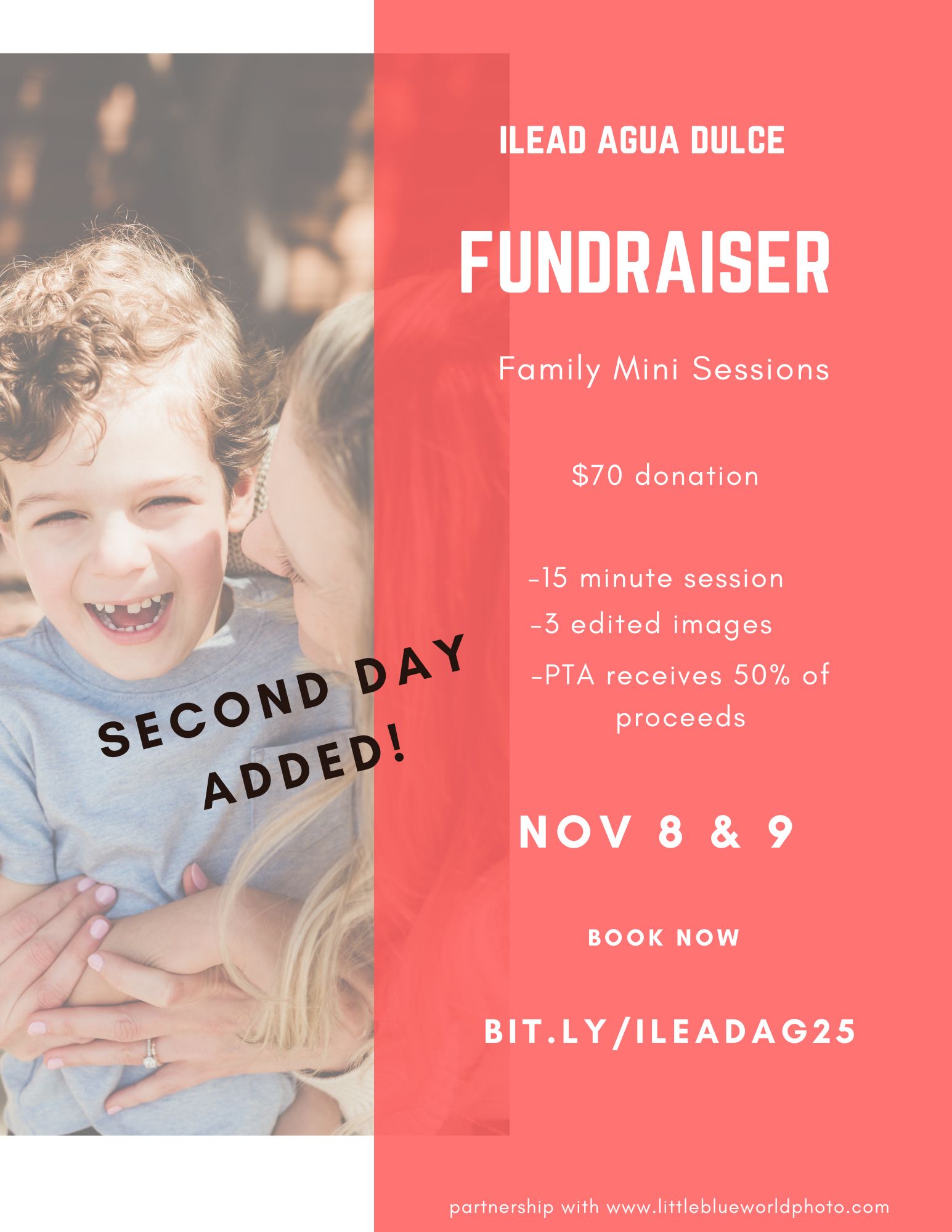 iLEAD Agua Dulce Fall Family Photoshoot Fundraiser